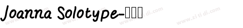 Joanna Solotype字体转换